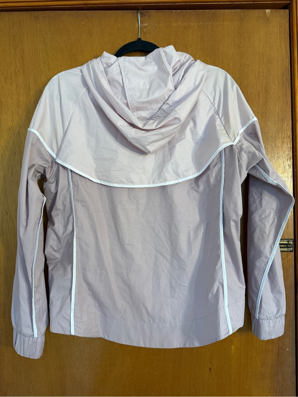 Nike Lavender Hooded Windbreaker Jacket with White Trim - Picture 4 of 4